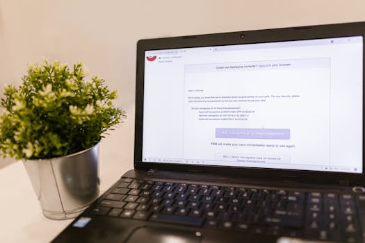 Email postafiak laptoppal